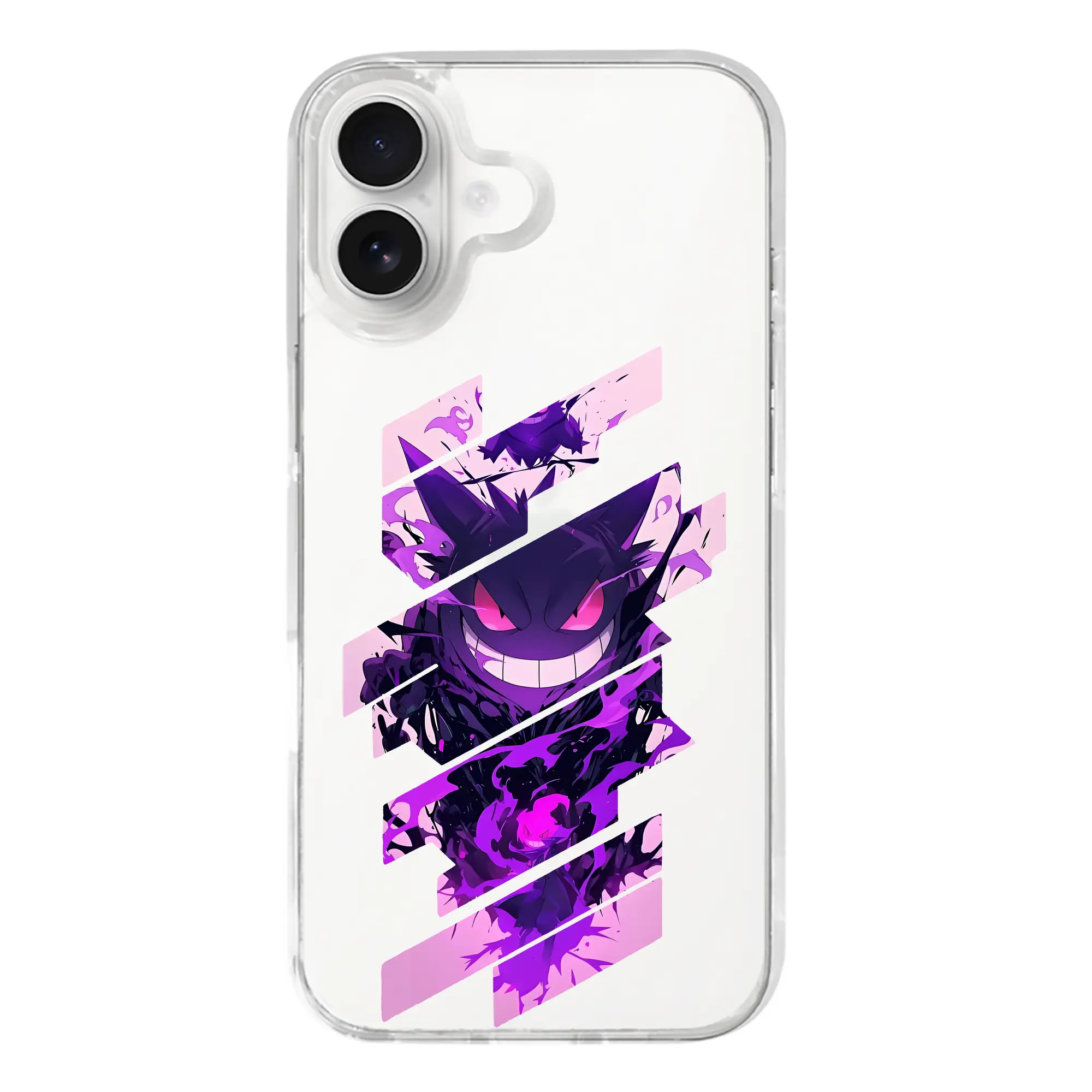 ポケモン グッズ,ゲンガー - iPhone 17シリーズ 透明スマホケース – 薄型・耐衝撃・精密フィット保護カバー